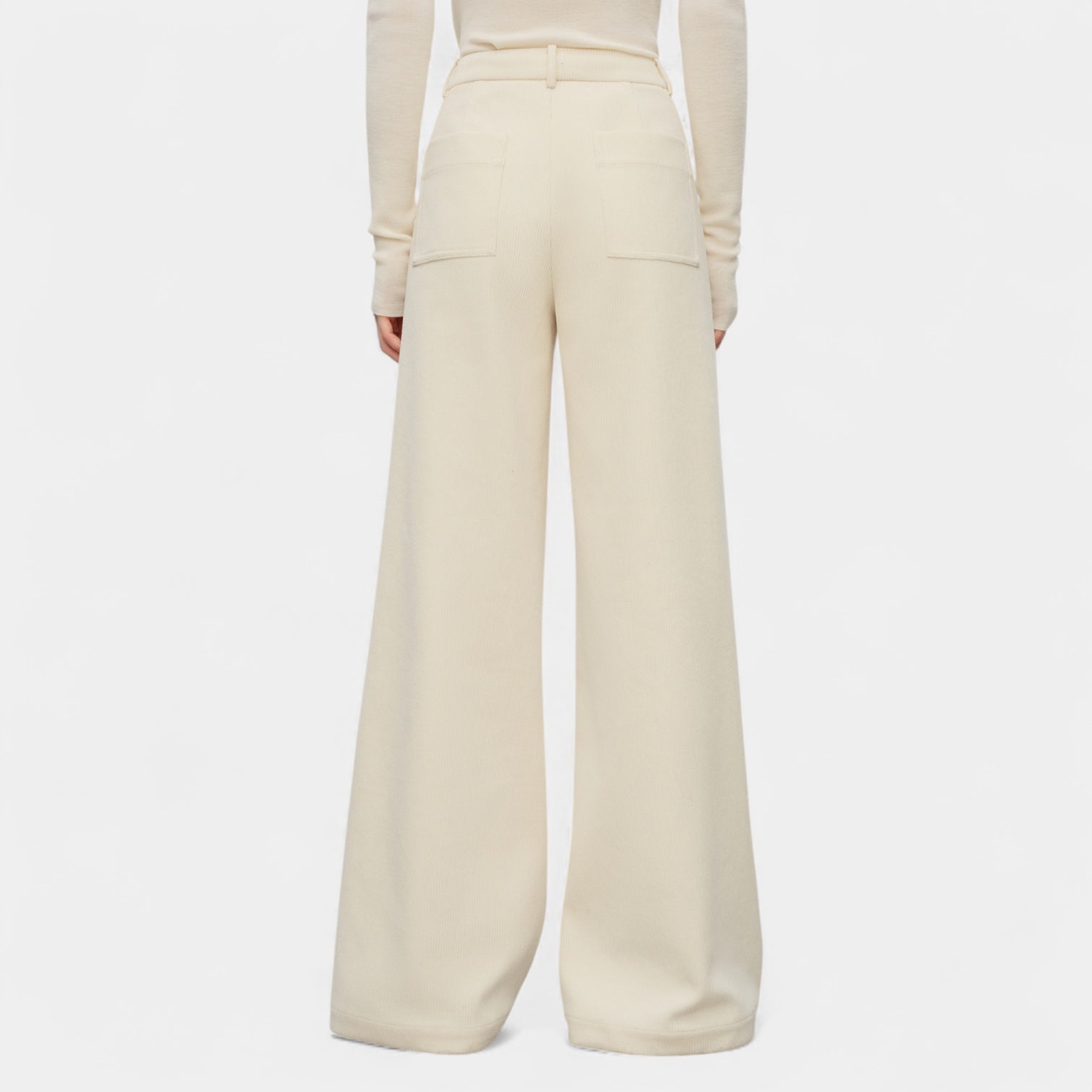 Cendare Women's Corduroy Wide Leg Trousers