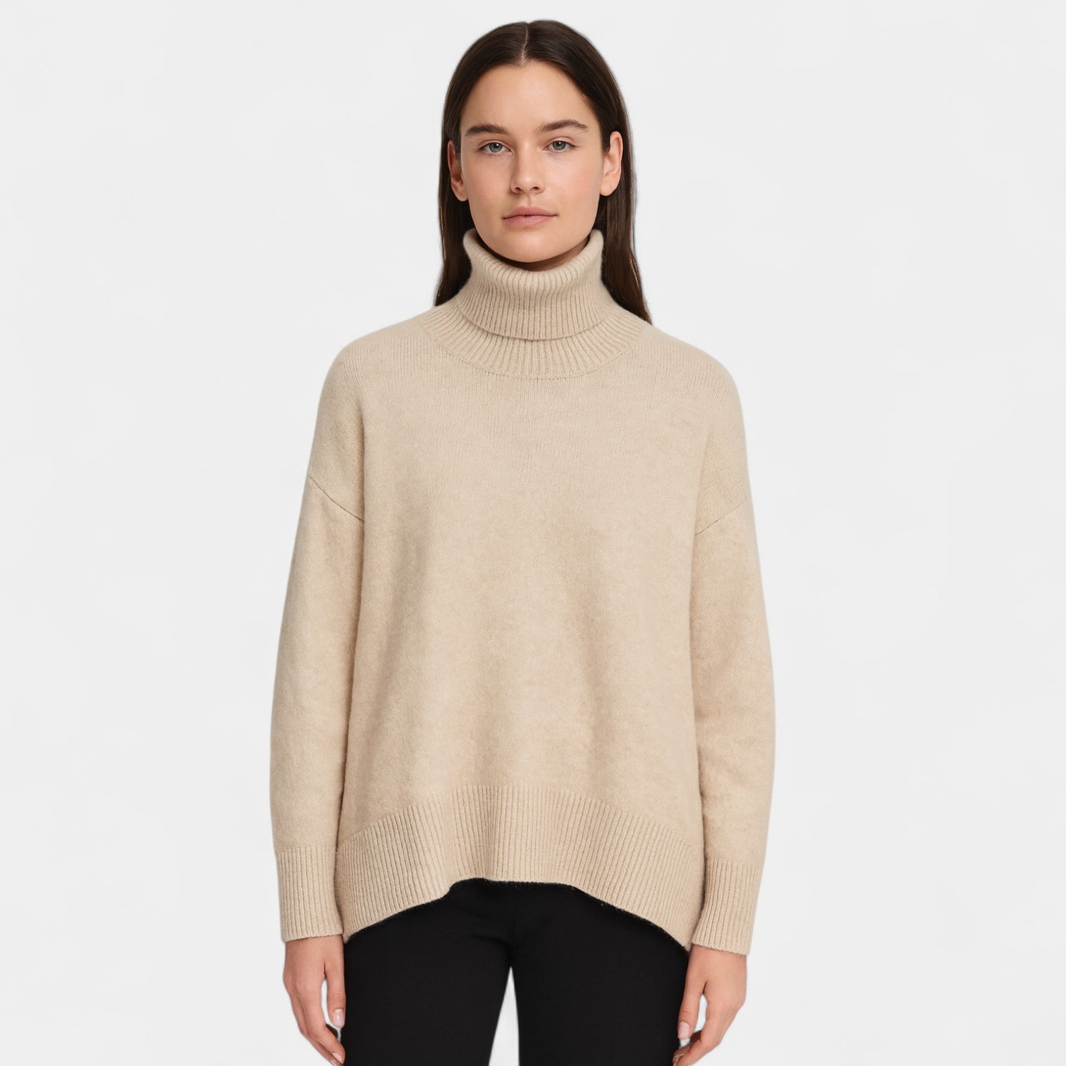 Cendare Women's Cashmere Turtleneck Sweater