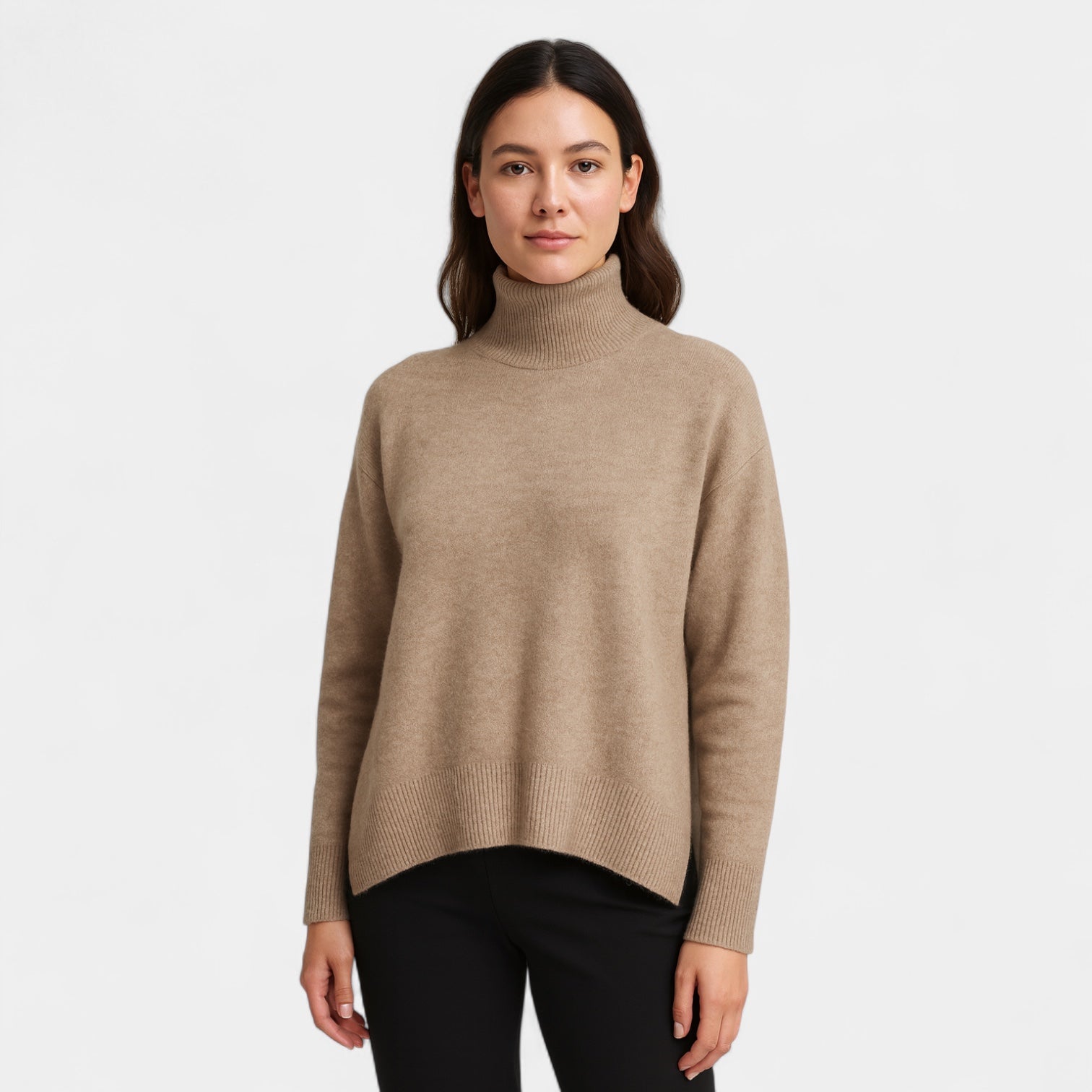 Cendare Women's Cashmere Turtleneck Sweater