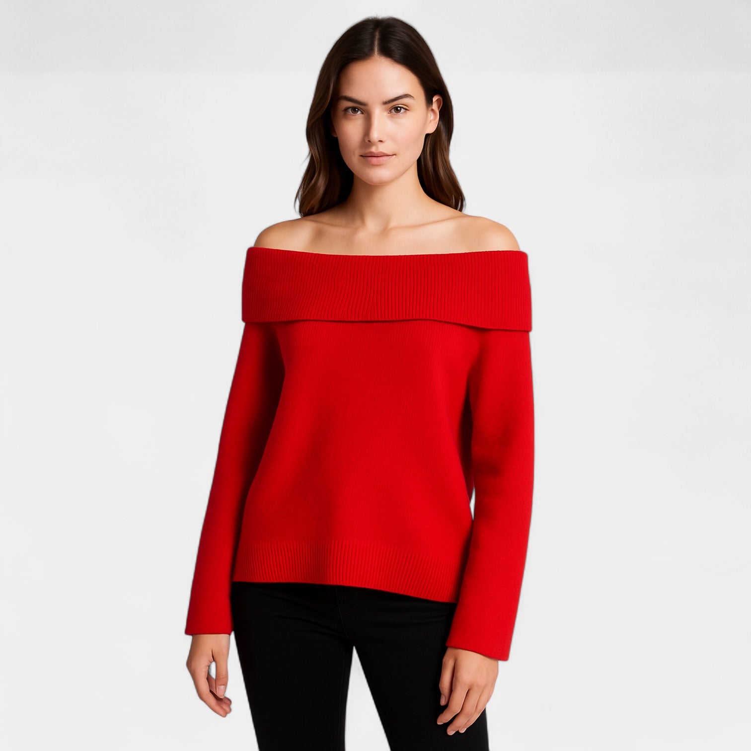 Cendare Women's Off Shoulder Knit Sweater