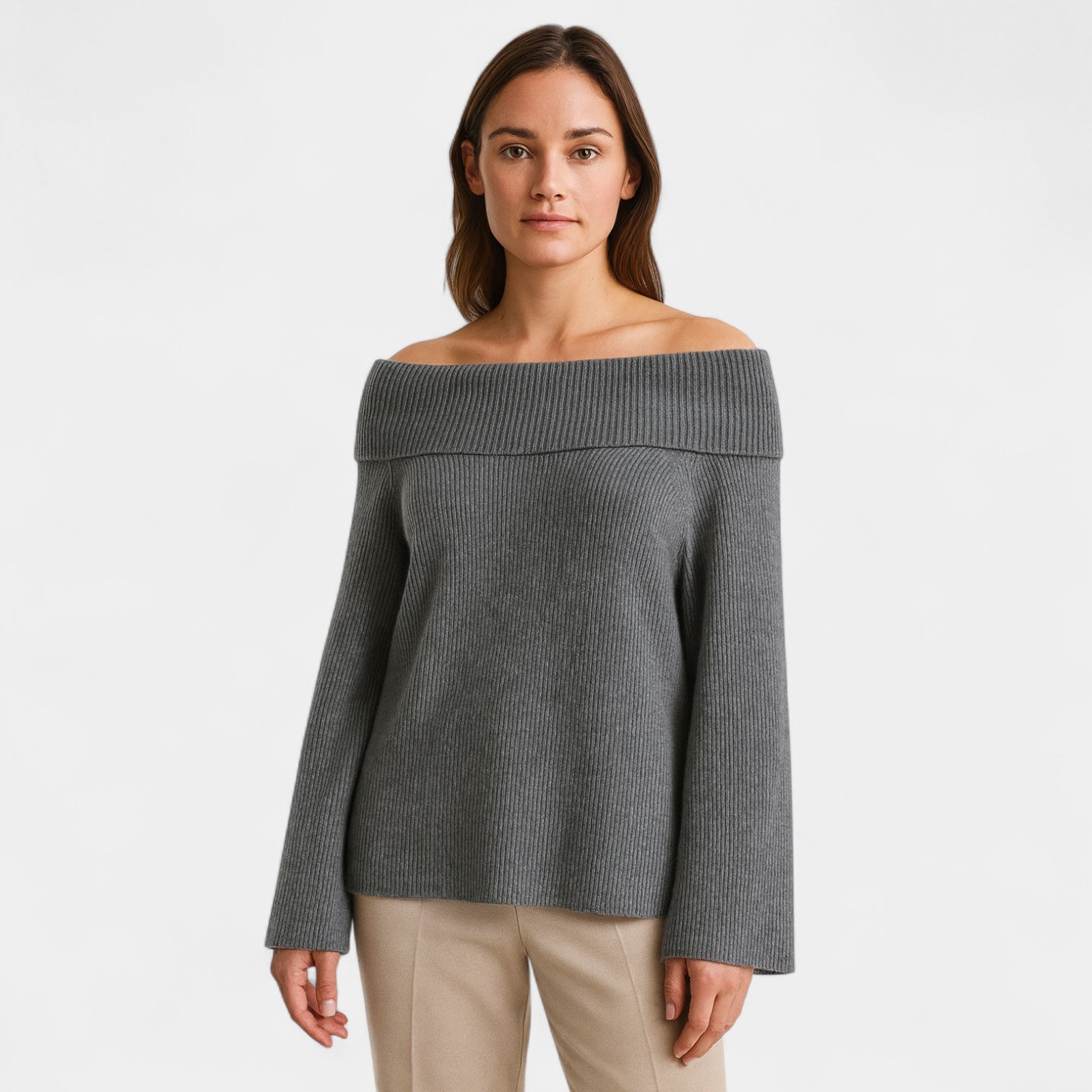 Cendare Women's Off Shoulder Knit Sweater