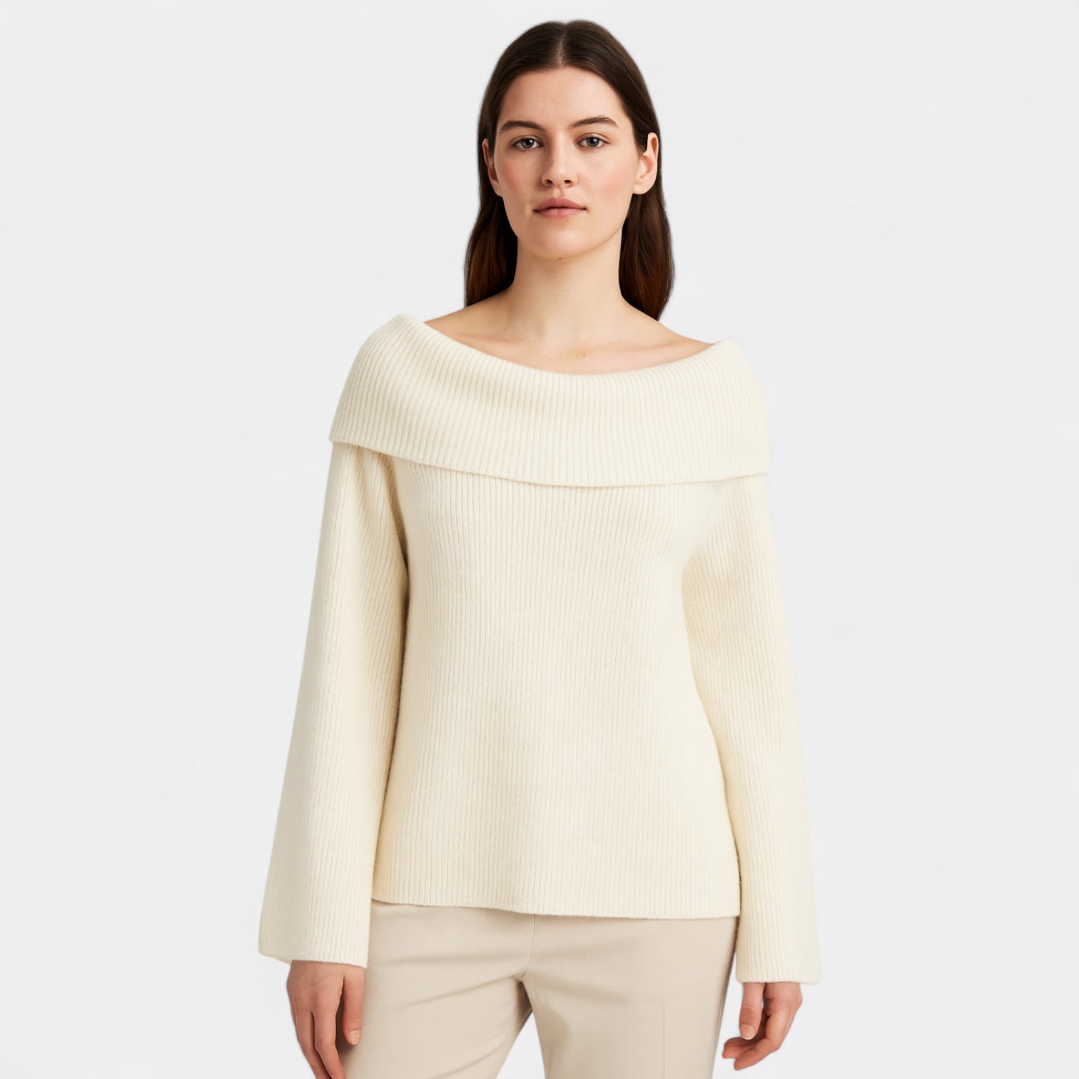 Cendare Women's Off Shoulder Knit Sweater