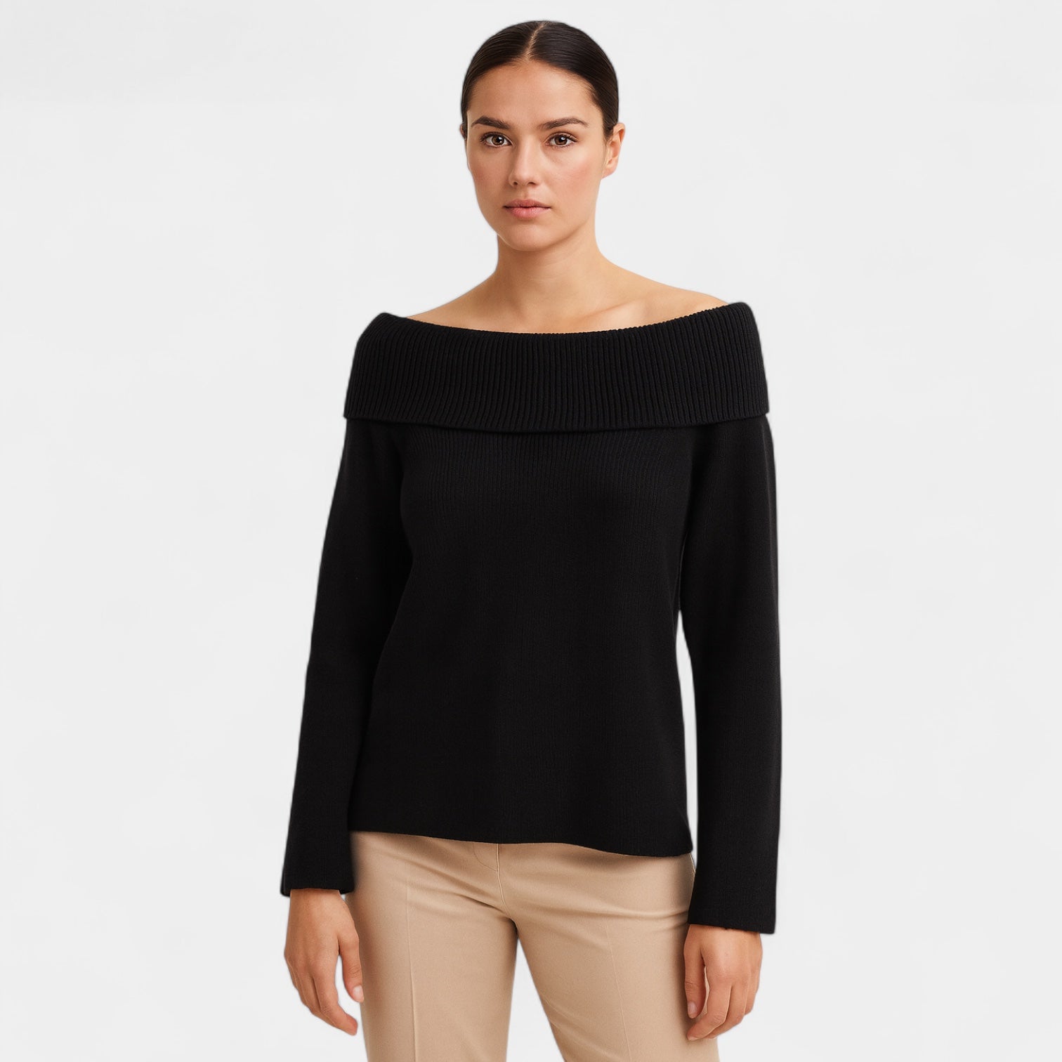 Cendare Women's Off Shoulder Knit Sweater